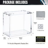 High-Transparency Acrylic Magnetic Display Box-14cm*12.5cm*8cm(Stackable 5+8+5mm)#