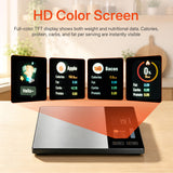 Stainless Steel Smart Bluetooth Electronic Kitchen Nutrition Scale-5kg/1g(#KN2432LB)