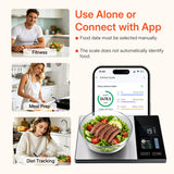 Stainless Steel Smart Bluetooth Electronic Kitchen Nutrition Scale-5kg/1g(#KN2432LB)