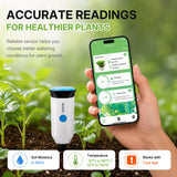 Wi-Fi Smart Indoor Soil Tester - White&Blue#