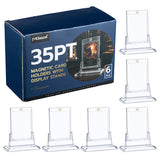 6 Pcs 35pt Magnetic Acrylic Card Holder#