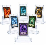 6 Pcs 35pt Magnetic Acrylic Card Holder#