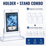 6 Pcs 35pt Magnetic Acrylic Card Holder#