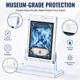 6 Pcs 35pt Magnetic Acrylic Card Holder#