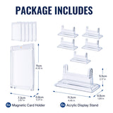 6 Pcs 35pt Magnetic Acrylic Card Holder#