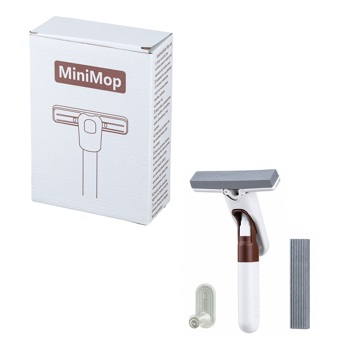 Mini Spray Mop Set-White#