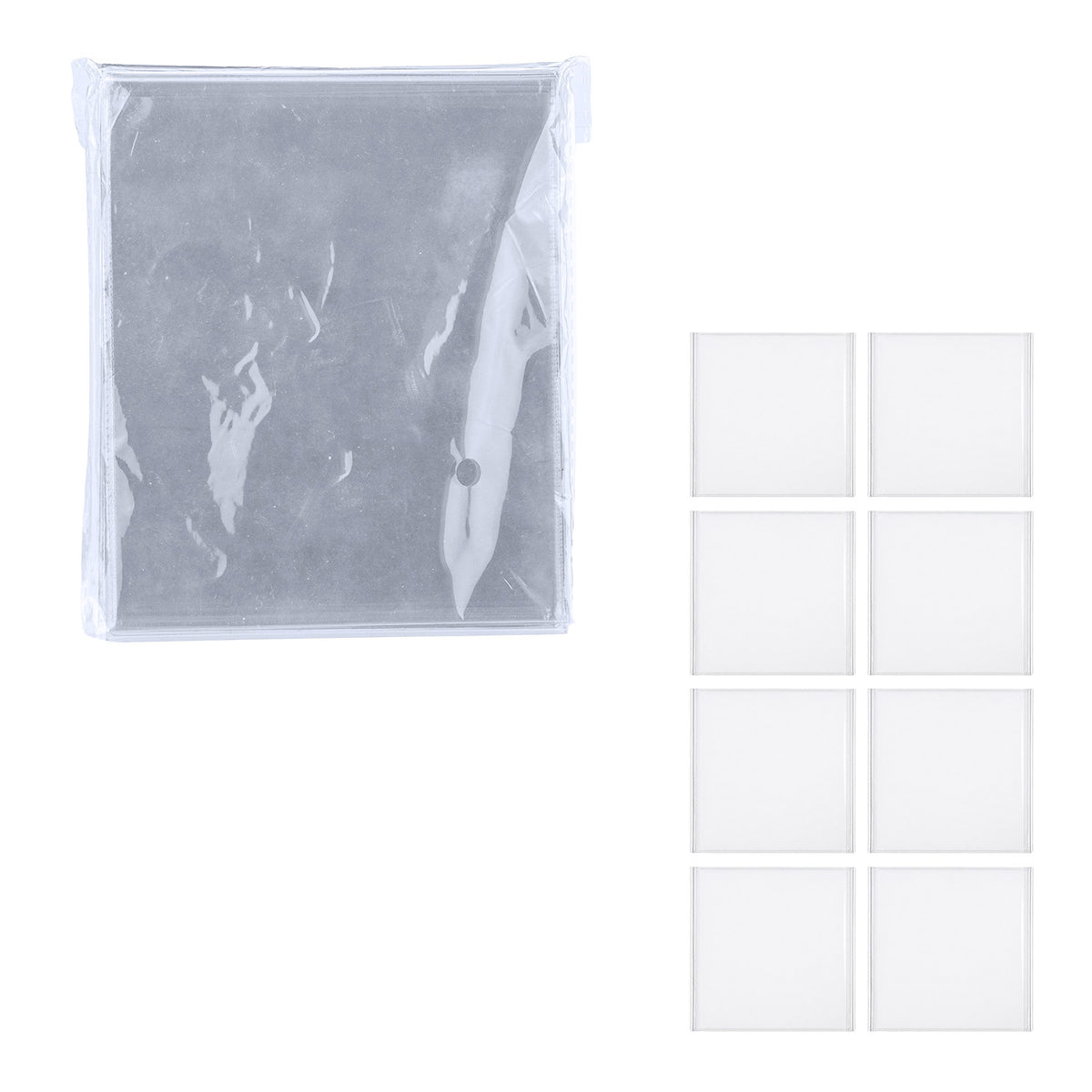 8pcs PVC Card Sleeves for American Mahjong Cards- Transparent#