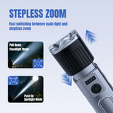LED Work Light with Magnetic Suction- Silver(GZ-Y03)