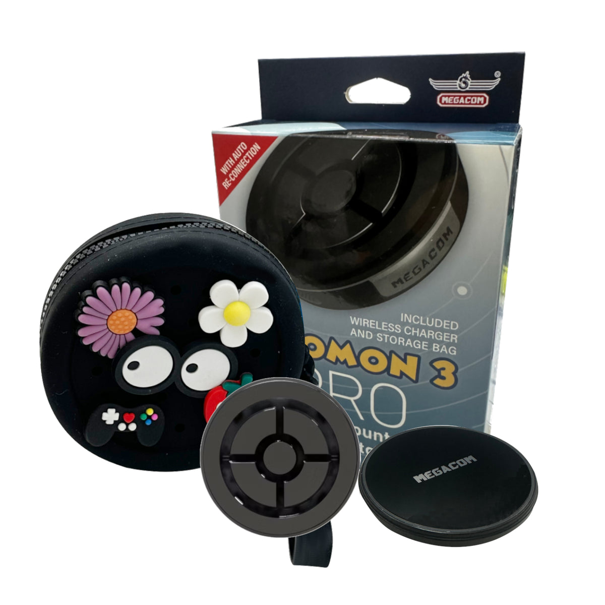 MEGACOM DuoMon 3 - Black (Pro Version) (SW-2545)