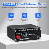 Mcbazel Surcom SWR-mätare SW-28HF 1.5MHz-60MHz 120W Mini V.S.W.R. & effektmätare