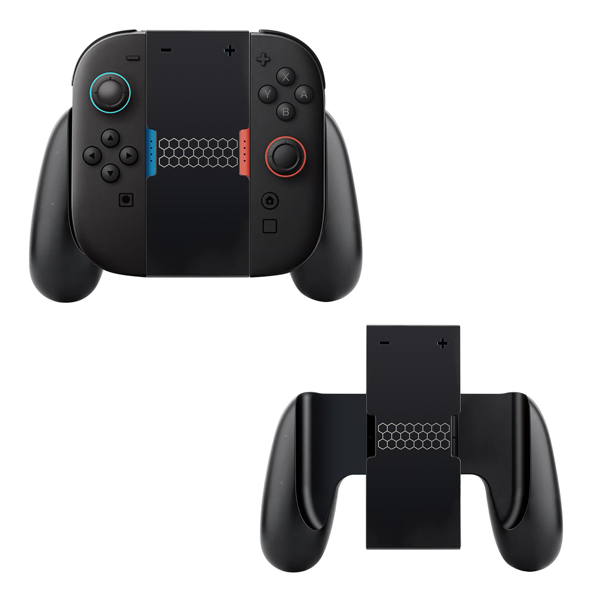 Mcbazel DOBE Horn-shaped Controller Grip for Nintendo Switch 2 Joy-con Controllers-Black(TNS-3177B)