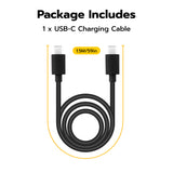 Mcbazel DOBE 1.5-Meter Charging Cable For NS2/Nintendo Switch OLED/PS5/XBOX -Black
