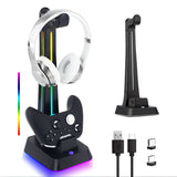 Mcbazel RGB Headphone Stand and Charging Station for Xbox Series X&S/Elite 1/ Elite 2/One/One X/One S/One Elite