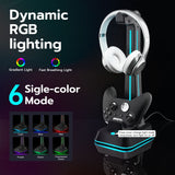 Mcbazel RGB Headphone Stand and Charging Station for Xbox Series X&S/Elite 1/ Elite 2/One/One X/One S/One Elite