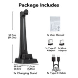Mcbazel RGB Headphone Stand and Charging Station for Xbox Series X&S/Elite 1/ Elite 2/One/One X/One S/One Elite