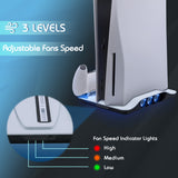 Dobe Multifunctional Cooling Stand with Charging for PS5 White (TP5-05102)