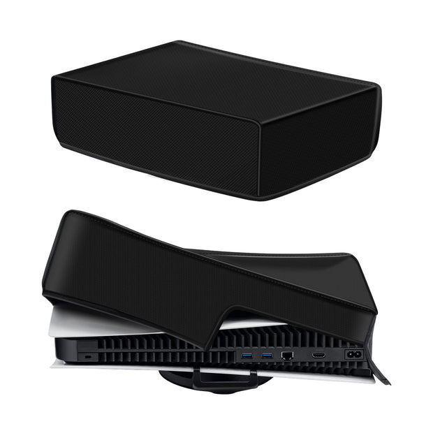 Horizontal Dust Cover for PS5 Game Console - Black