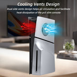 Ersättande sidopanel med kylventilation för PS5 Slim Disc Edition-Silver (2.0)