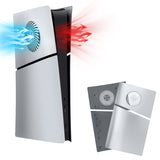 Ersättande sidopanelplatta med kylventil för PS5 Slim Digital Edition-Silver(2.0)