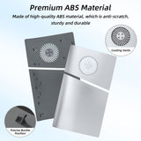 Ersättande sidopanelplatta med kylventil för PS5 Slim Digital Edition-Silver(2.0)