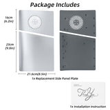 Ersättande sidopanelplatta med kylventil för PS5 Slim Digital Edition-Silver(2.0)