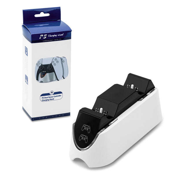 PS5 Edge Controller Charger, PS5 Charging Station for Playstation 5 Dual sense Controller, Fast PS5 Charging Dock for Dual PS5 Controller/PS5 Edge Controller, PS5 Controller Accessories