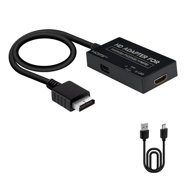 Mcbazel Multifunctional HDTV HDMI Adapter for PS1/PS2 - RGB/YPBPR(#ADP-1.09)