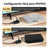 Mcbazel Multifunktionell HDTV HDMI-adapter för PS1/PS2 - RGB/YPBPR(#ADP-1.09)