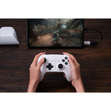 8Bitdo Ultimate 2.4G Wireless Controller with Charging Dock for Windows PC/Android/Raspberry Pi - White (81HA01)