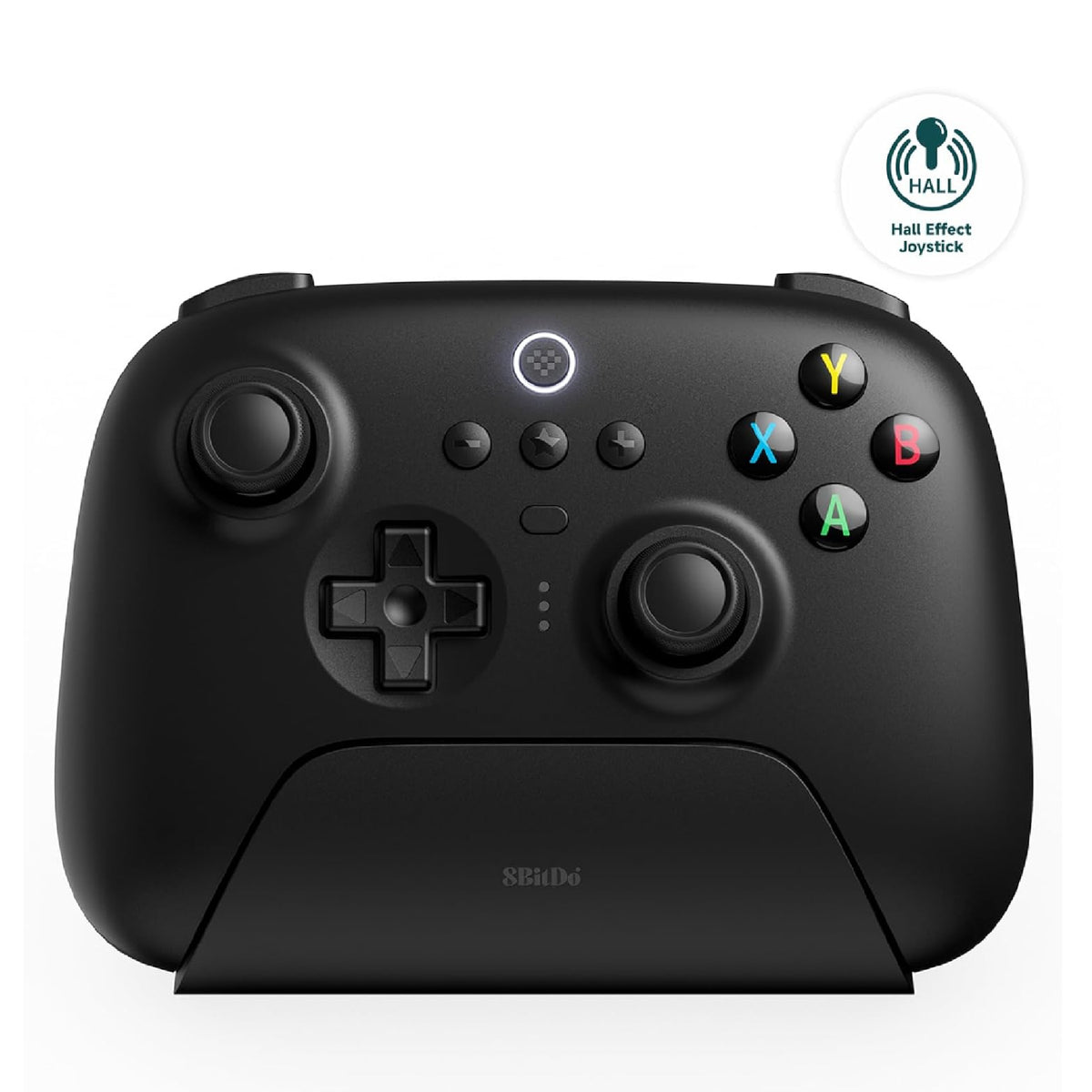 8Bitdo Ultimate 2.4G Wireless Controller with Charging Dock for Windows PC/Android/iOS - Hall Edition/Black (81HA08)