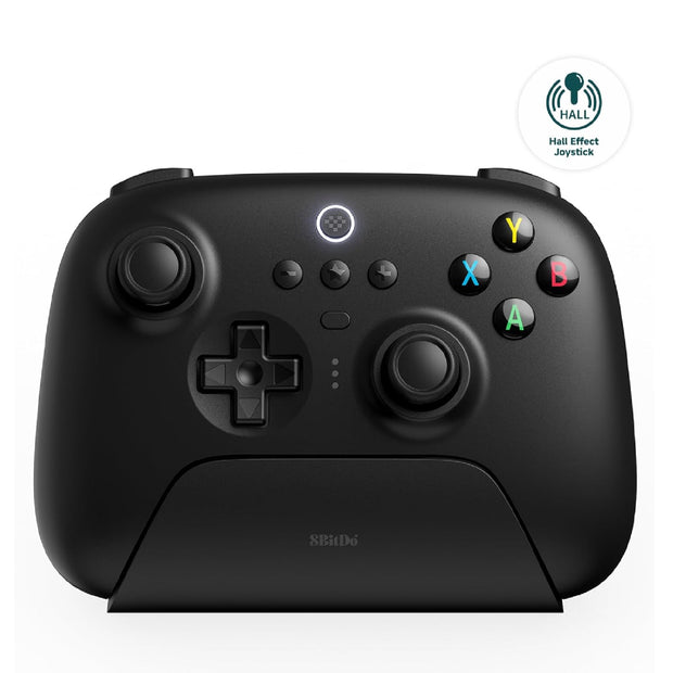 8Bitdo Ultimate 2.4G Wireless Controller with Charging Dock for Windows PC/Android/iOS - Hall Edition/Black (81HA08)