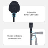 2M AC Power Cord for PS5/PS4/PS3 - UK Plug(Raw Copper)