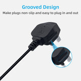 2M AC Power Cord for PS5/PS4/PS3 - UK Plug(Raw Copper)