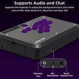 MayFlash All-Button Arcade Controller F500 FLAT for PS4/PS3/Switch/PC Windows/macOS/Android/Xbox One/Xbox 360/Xbox Series S/X