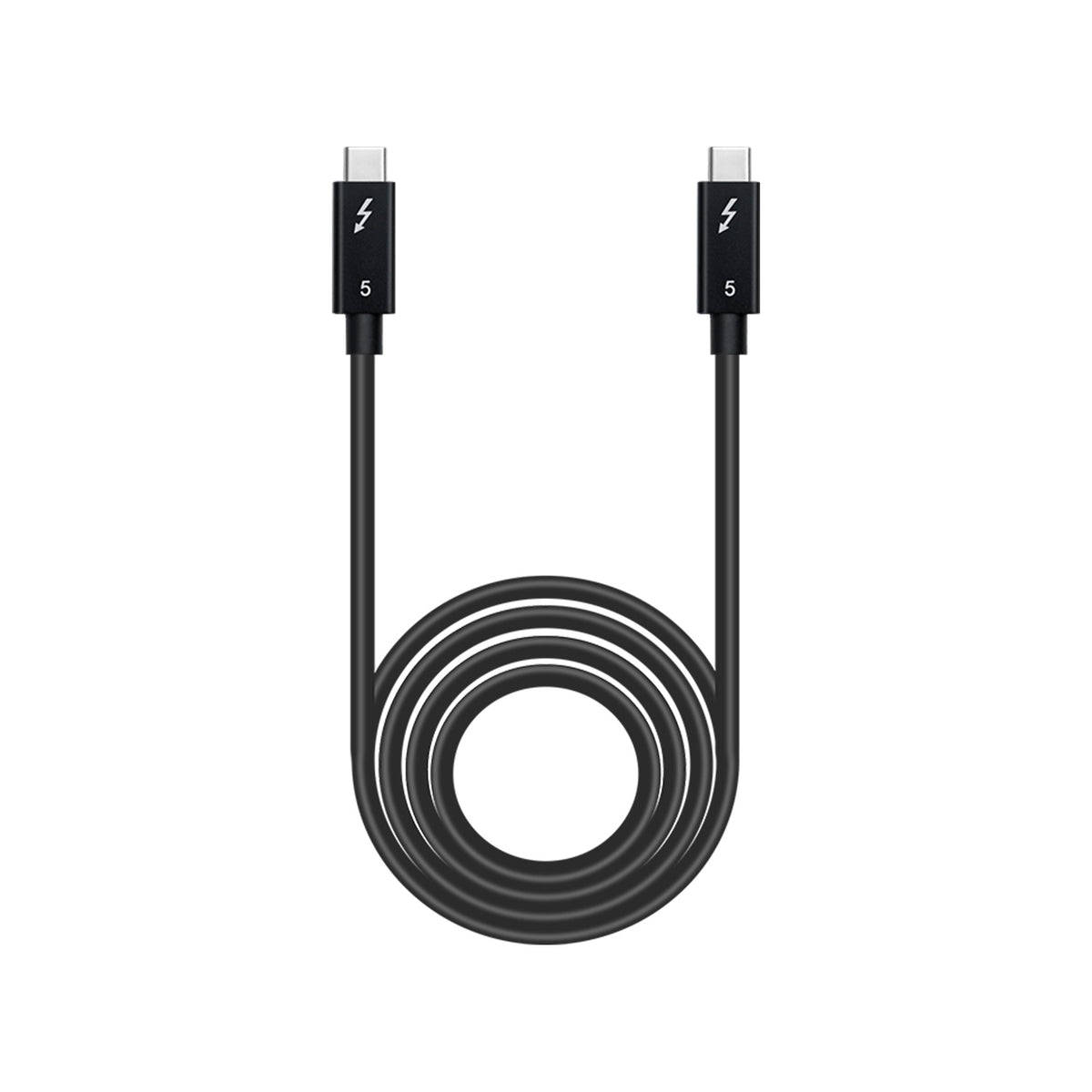 Mcbazel 80Gbps Ultra-Fast for Thunderbolt 5 Cable with up to 120Gbps Bandwidth Boost, 240W Charging Power, Supports 8K Display, Compatible with Thunderbolt 5/4/3, USB 4 and USB-C - 1m/3.3ft