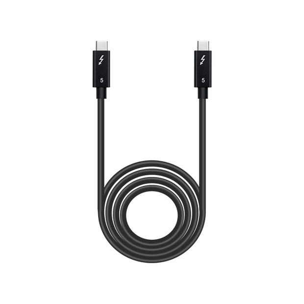 Mcbazel 80Gbps Ultra-Fast for Thunderbolt 5 Cable with up to 120Gbps Bandwidth Boost, 240W Charging Power, Supports 8K Display, Compatible with Thunderbolt 5/4/3, USB 4 and USB-C - 1m/3.3ft