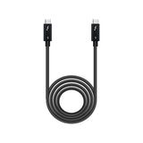 Mcbazel 80Gbps Ultra-Fast for Thunderbolt 5 Cable with up to 120Gbps Bandwidth Boost, 240W Charging Power, Supports 8K Display, Compatible with Thunderbolt 5/4/3, USB 4 and USB-C - 1m/3.3ft