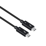 Mcbazel 80Gbps Ultra-Fast for Thunderbolt 5 Cable with up to 120Gbps Bandwidth Boost, 240W Charging Power, Supports 8K Display, Compatible with Thunderbolt 5/4/3, USB 4 and USB-C - 1m/3.3ft