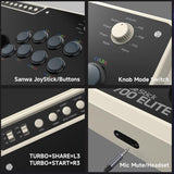 MAYFLASH F700 Elite Wireless Arcade Stick for PS5/PS4/PS3/Switch/PC Windows/Apple macOS/iOS/iPad OS/Android/Raspberry Pi/Steam Deck/SEGA Mega Drive/Genesis mini/Astro City mini