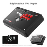 MAYFLASH F500 FLAT Elite All-Button Arcade Controller for PS4, PS3, Xbox Series X|S, Xbox One, Xbox 360, Switch, PC Windows, macOS, Android, Raspberry pi, Steam, Steam Deck, NEOGEO mini/Arcade Stick Pro