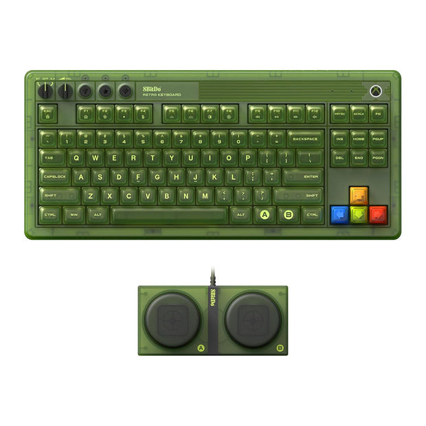 8Bitdo Retro 87 Mechanical Keyboard Xbox Edition for Windows PC/Android (85HD01)