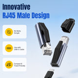 1000Mbps Type-C to RJ45 Adapter for Laptops/Tablets/Desktops/Smartphones/Handheld Consoles-C-RJ45#