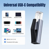 1000Mbps Type-C to RJ45 Adapter for Laptops/Tablets/Desktops/Smartphones/Handheld Consoles-C-RJ45#