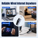 1000Mbps Type-C to RJ45 Adapter for Laptops/Tablets/Desktops/Smartphones/Handheld Consoles-C-RJ45#