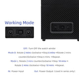 Kolfiber Automatisk Dubbel Klockuppdragare – Svart/Röd (USB W135T)