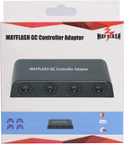MayFlash 4 Ports GameCube Controller Adapter for Wii U/Nintendo Switch/PC USB (W012)