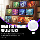 Lot 10 Transparent Storage Display Box for Booster Box-140*78*127*0.5MM