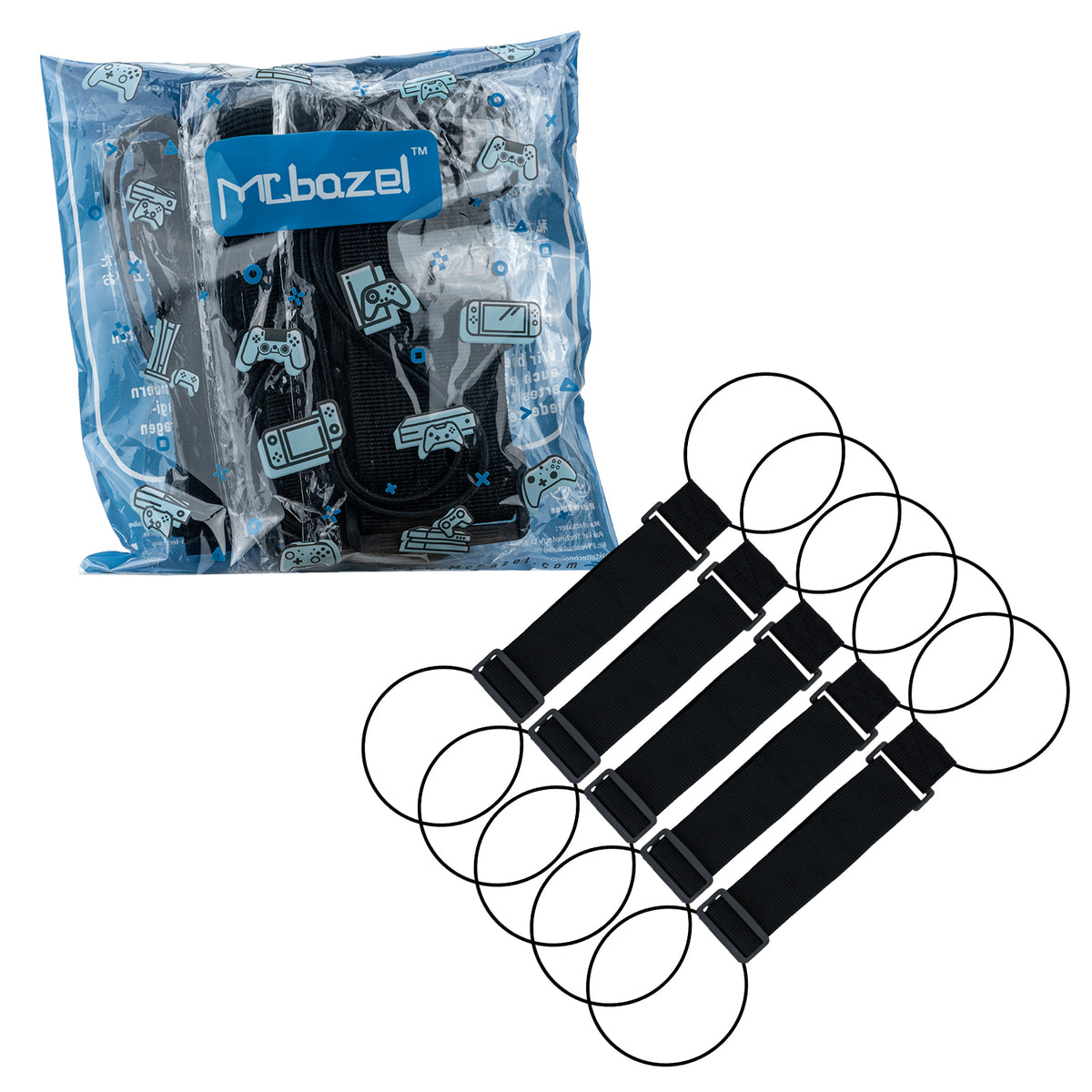 Lot 5 Elastic Luggage Strap-Black#
