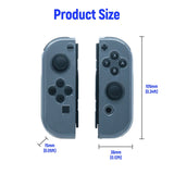 Mcbazel DOBE Genomskinligt Mjukt TPU-skyddsfodral för Switch / Switch OLED Joy-con