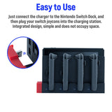 Mcbazel Switch 4 in 1 Joy-Con Charging Station Docking
